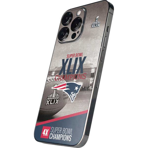 NFL Patriots Super Bowl XLIX Champs iPhone 16 Pro Skin